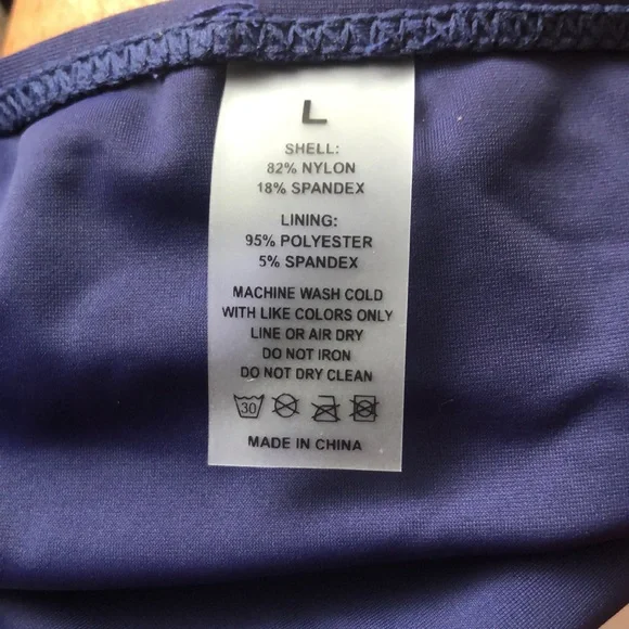 NWOT Blue Tankini Swimsuit - Picture 5 of 5